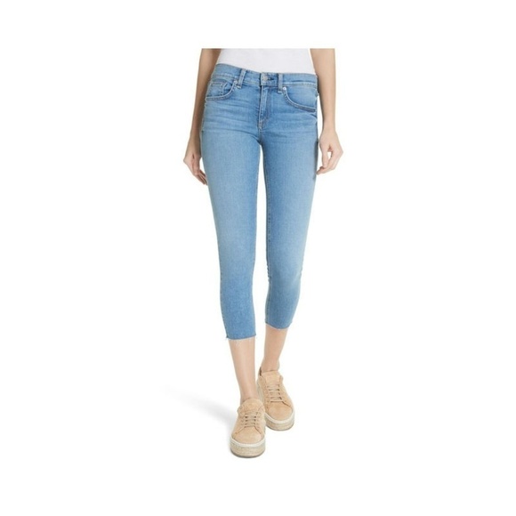💕RAG & BONE💕 Ultra Crop Skinny Jeans Raw Hem 32 NWT - Picture 2 of 6